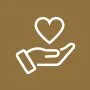 Hand with a Heart Icon
