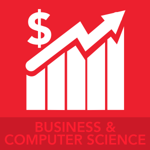 BUSINESS AND COMPUTER SCIENCE ICON BUTTON