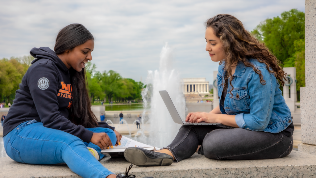 WAU students at the Capitol, Washington D.C.